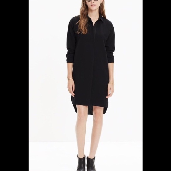 Madewell Dresses & Skirts - ⚡️SALE⚡️Madewell moviehouse black shirt dress